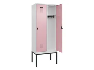 locker,HxBxD 2120x800x500mm,2vak,vak B 400mm,draaigrendel - 1