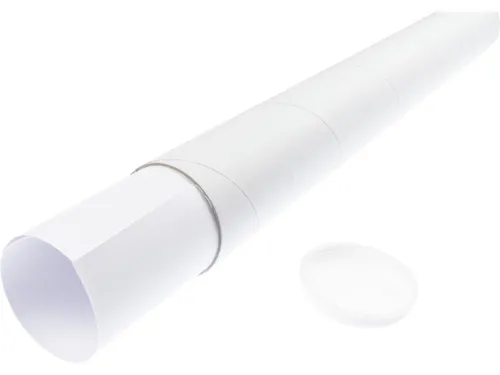 verzendkoker rond Raadhuis A2/A3 50x450mm wit 5 stuks