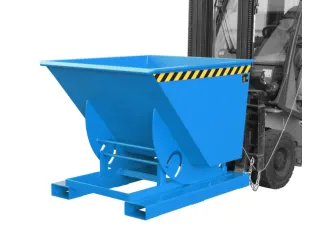 kiepbak,HxLxB 1070x1420x1190mm,0,75m³,draagverm. 1000kg,RAL 5012 - 2