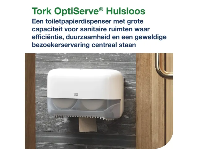 Tork 472640 T7 OptiServe Naturel Hulsloos Toiletpapier 2-laags 24 rol