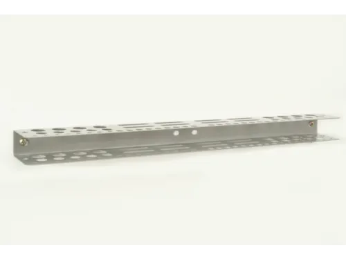 gereedschapshouder,v. perfoplaat,HxBxD 35x540x60mm,zilvergrijs