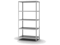 magazijnstelling,grondveld,HxBxD 2000x1000x500mm,vaklast 125kg