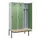 locker met bank,voor scheiding van kleding,HxBxD 2120x1200x815mm,3vak
