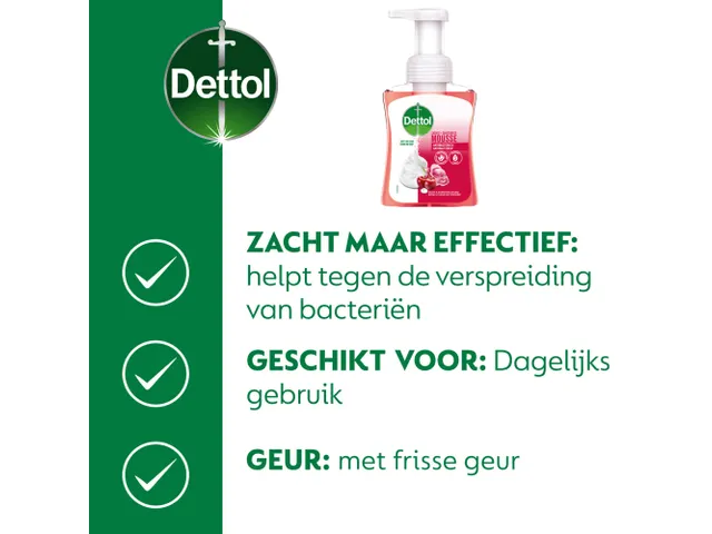 Dettol Foam Handzeep mousse Roos & Kersenbloesem 250 ml