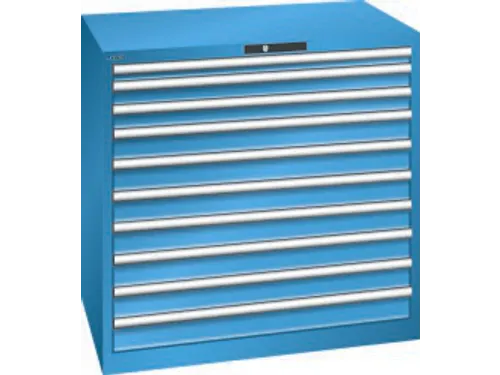 Ladenkast Key 1000x1023x725mm 10laden 75kg Vu Afwerking Ral5012