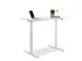 Elektrisch ihv bureau,HxBxD 700-1200x1200x600mm,blad wit,T-voet wit