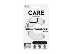 PanzerGlass CARE by Urban Combat Case Transparent w. Black Frame