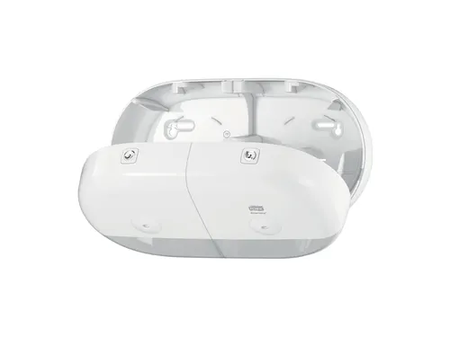 Tork 682000 T9 SmartOne Twin Mini Toiletpapier Dispenser Elevation Wit