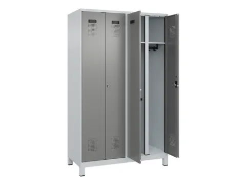 locker voor scheiding van kleding,HxBxD 1950x1200x500mm,4vak