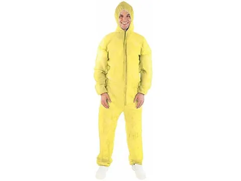 Hygonorm 27648 Coverall maat L geel doos à 50 stuks