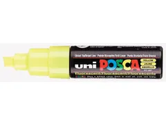 Verfstift Posca PC8K Brede punt 8mm schuin geel