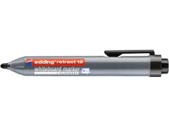 Whiteboardmarker edding 12 drukknop rond 1.5-3mm zwart