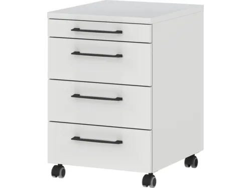 mobiel ladeblok,HxBxD 610x420x490mm,1 MA,3lade(n),metaal-beugelgreep