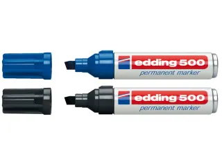 Viltstift edding 500 schuin blauw 2-7mm - 2