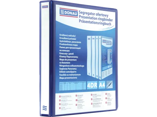 ringmap PP 4-rings D-mech 25mm blauw