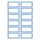 Keukenetiket Herma 3742 Neutraal Blauw 4 vel