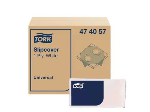 Tork 474057 Damastpapier Napperon Universal 1-laags wit 80x80cm 250 st