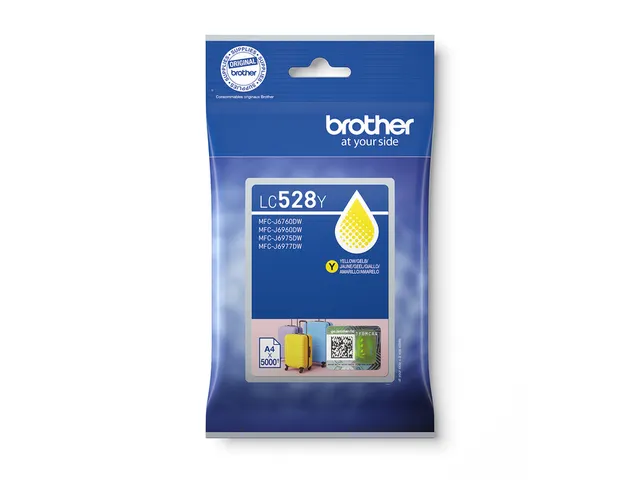 Inktcartridge Brother LC-528Y geel 5.000 pagina's