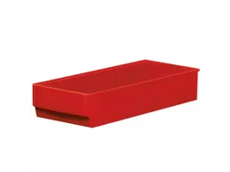 stellingbak,HxBxD 81x183x400mm,PP,rood