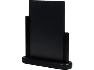 Krijtbord Securit Elegant 23x20x6cm zwart hout - 1
