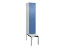 locker met bank,HxBxD 2120x400x815mm,1vak,vak B 400mm,cil.-slot