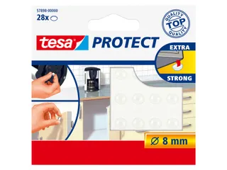 Anti-slip en geluiddempers tesa Protect rond Ø8mm transparant 28 stuk - 1