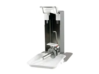 Zeepdispenser & Desinfectiedispenser 500 Ml Beugel Rvs Lb Opvangschaal - 3
