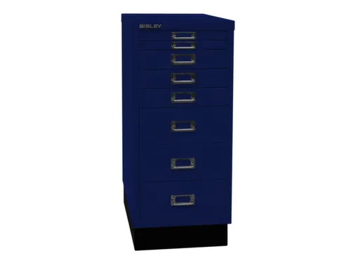 kantoor-ladekast HxBxD 670x279x380mm 8 laden romp oxfordblauw staal