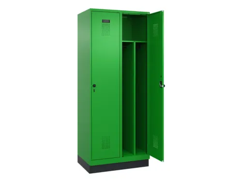 locker voor scheiding van kleding,HxBxD 1950x800x500mm,2vak