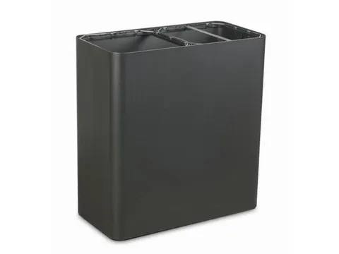 Afvalverzamelstation,2X100L,Romp Zwart