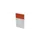 baliepaneel,v. bureau,aanbouw rechts,B 800mm,Bl-wit,BN3012-oranje