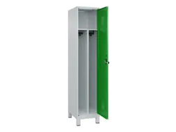 locker voor scheiding van kleding,HxBxD 1950x400x500mm,1vak