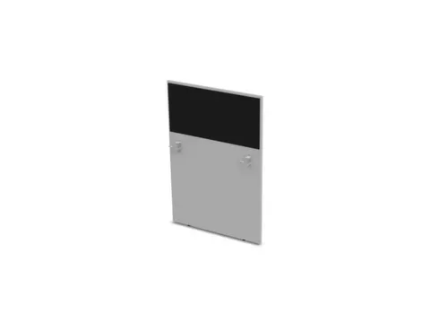 cache de banque d'accueil p. table de bureau MP-gris clair BN8033-noir