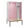 PBM-locker met bank,HxBxD 2120x1200x815mm,4vak,vak B 300mm