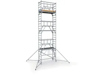 klapsteiger,platform H 5,55m,BxD 1800x600mm,steiger H 6,65m - 1