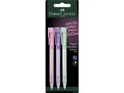 Balpen Faber-Castell 3 stuks op blister