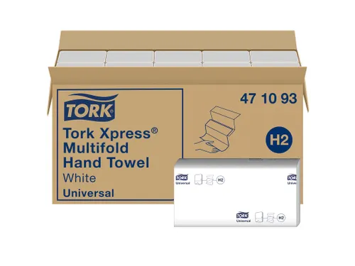 Tork 471093 Xpress Handdoek Universal H2 Multifold 1-laags 5000 stuks
