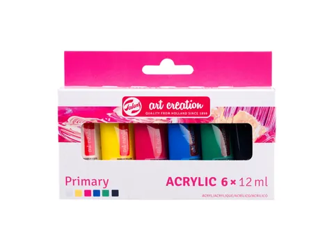 Acrylverf Talens Art Creation Primary 12ml set à 6 kleuren
