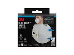 Stofmasker 3M voor schuren 8822 FFP2 met ventiel 3 stuks