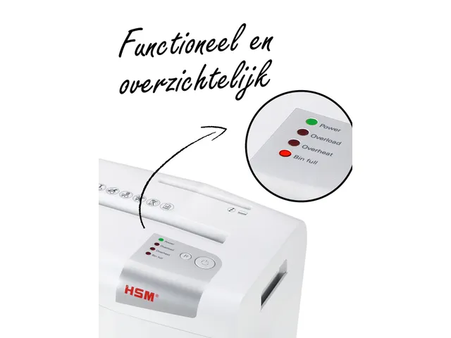 Papiervernietiger Hsm Shredstar X10 5X35Mm + Cd Snippers P-4