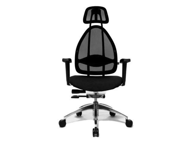 Topstar Bureaustoel Open Base + Art OPEN ART 10 met hoofdsteun Zwart