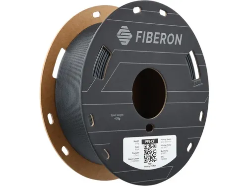 PPS-CF10 1,75mm zwart 0,5kg Fiberon 3D Filament