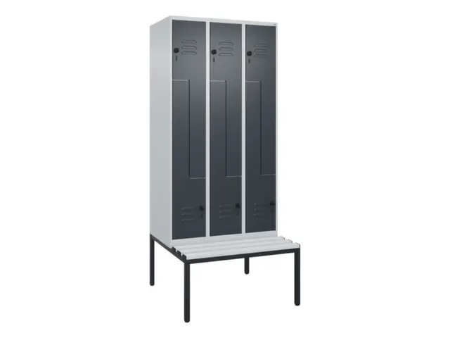 armoire vestiaire Z HxlxP 2120x900x815mm 6compart.