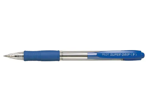 Balpen Pilot Super Grip F 0.7mm Fijne punt Blauw