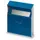Wandasbak Staalplaat Blauw 2 liter 300x230x60mm Overkapping Slot