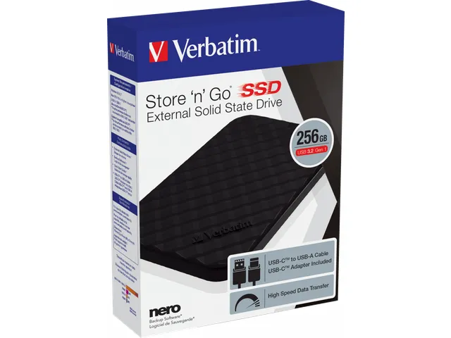 Draagbare SSD Store 'n' Go USB 3.2 GEN 1 256GB