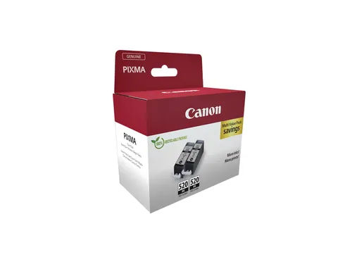 Canon PGI-520 Twinpack Inktcartridges Zwart Voordeelset