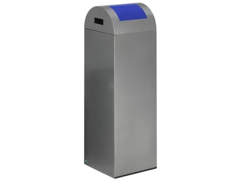 Afvalverzamelaar Zelfblussend 89 Liter 1045X320X320Mm Klemring Blauw