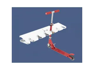 Steprek voor 6 steppen L 990mm eenzijdig RAL9010 - 1