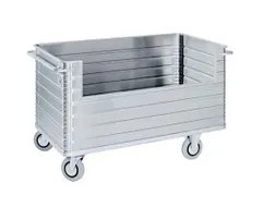 aluminium bakwagen,laadvl. LxB 1500x900mm,945l,HxLxB 980x1650x950mm